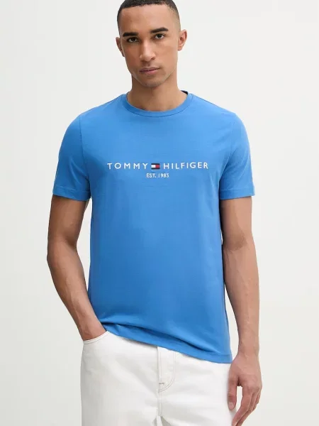 Tommy Hilfiger tričko pánske modrá