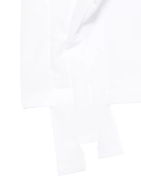 Tricou Comme Des Garçons drapate alb