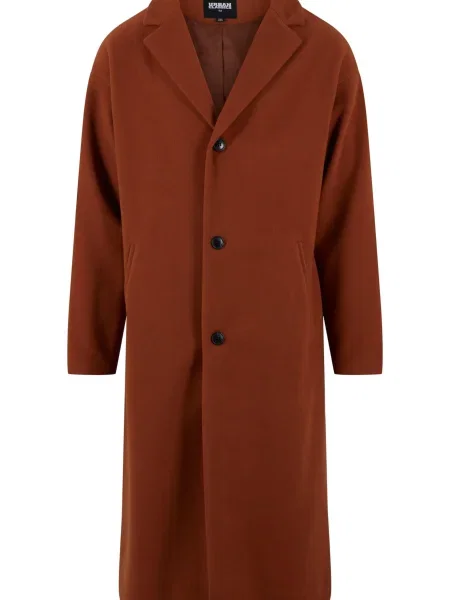 Urban Classics Palton de primăvară-toamnă coniac maro