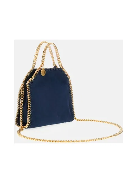 Torebka Stella Mccartney skórzana niebieska