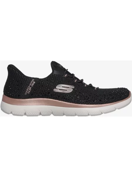 Buty do biegania Skechers Slip-Ins Summits Brilliant Shine różowy 36 czarny