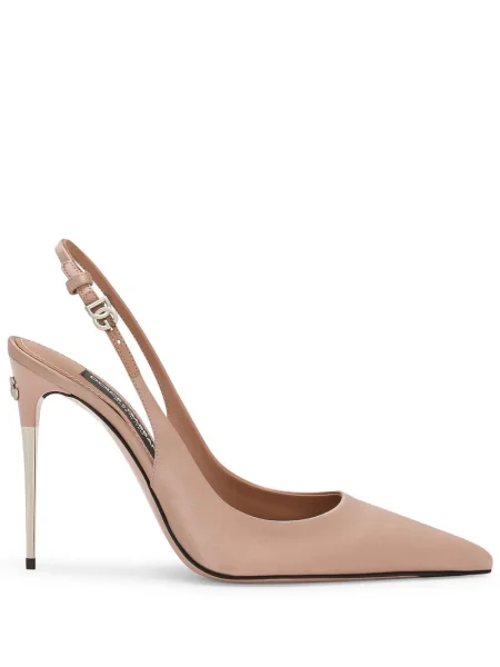 Pantofi cu toc Dolce & Gabbana din piele slingback