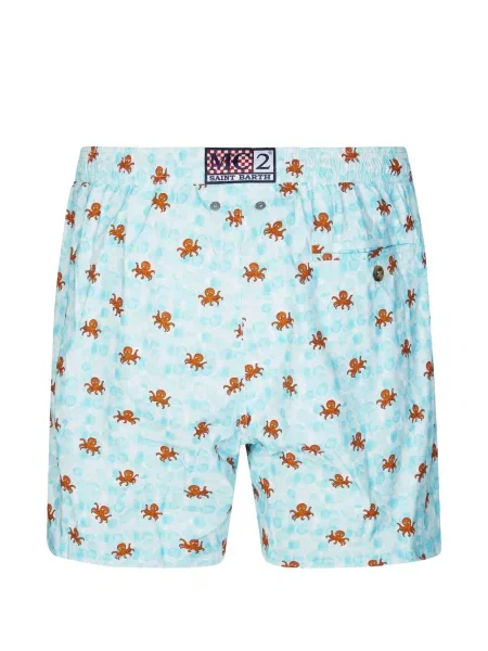Slip de baie Mc2 Saint Barth cu imagine albastru