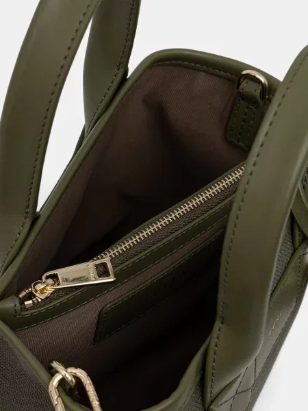 Furla чанта crossbody дамска Divide It Mini Tote зелено
