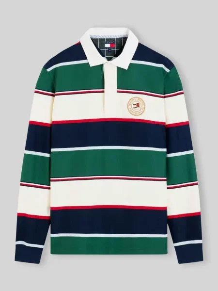 Koszulka polo z naszywką z logo z czystej bawełny Tommy Jeans