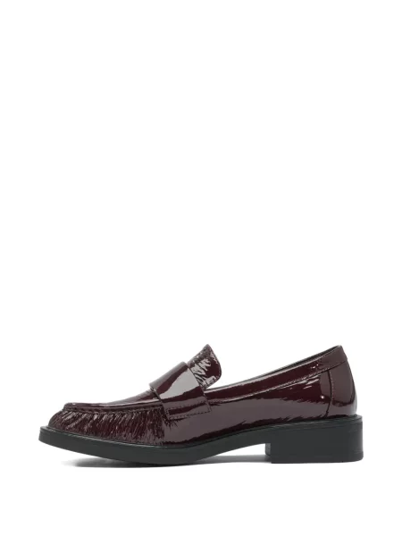 Δερμάτινα loafers Strategia Shoes από λουστρίνι κόκκινο