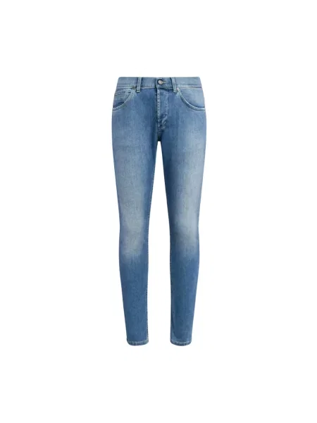 Skinny jeansy skinny Dondup niebieskie