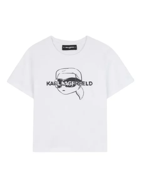 Marškinėliai Karl Lagerfeld balta
