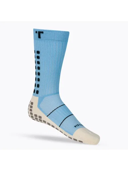 TRUsox Mid-Calf Тънки футболни чорапи светлосини синьо