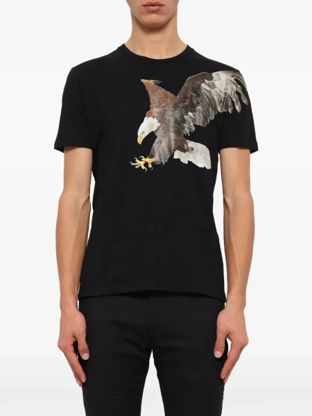Tricou Neil Barrett cu imagine negru