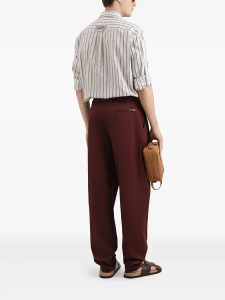 Pantaloni Dolce & Gabbana plisate maro