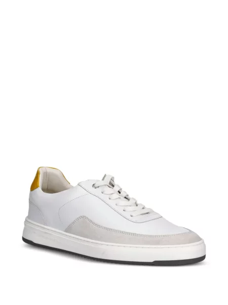 Sneakerși Filling Pieces din piele alb