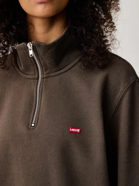 Суичър с цип Levi's® кафяво