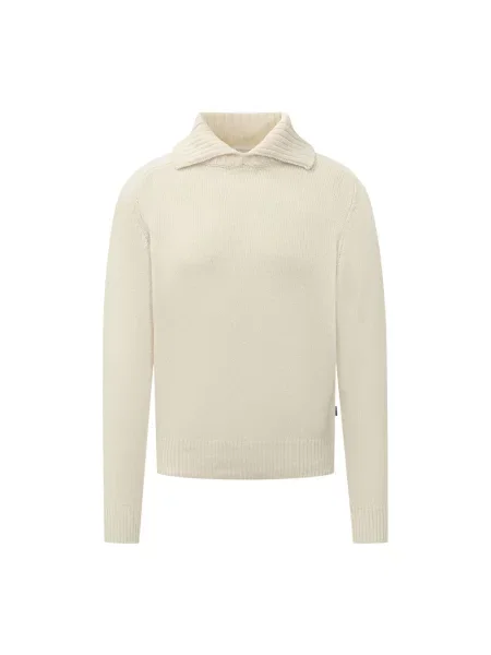 Sweter Sebago wełniany biały