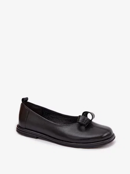 Mocasini Zazoo din piele negru