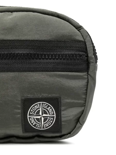 Curea Stone Island cu strasuri gri
