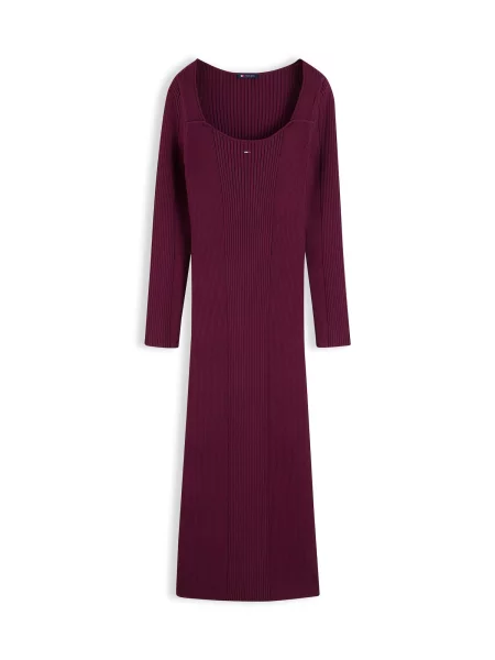 Tommy Jeans Rochie tricotat ciclam