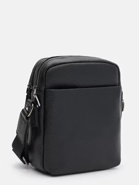 Borsa Leather Мессенджер Шкіра чорний