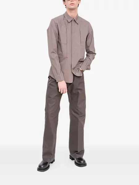 Cămașă Rick Owens lungă gri