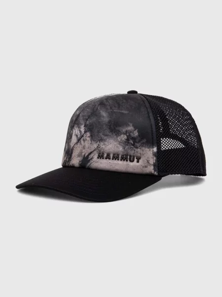 Шапка с козирка Mammut Crag Cap Sender с десен черно