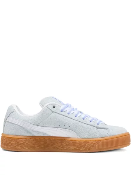 Sneakerși Puma Suede din piele de căprioară gri