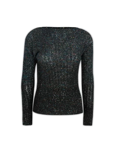Dzianinowy sweter Maison Margiela z cekinami