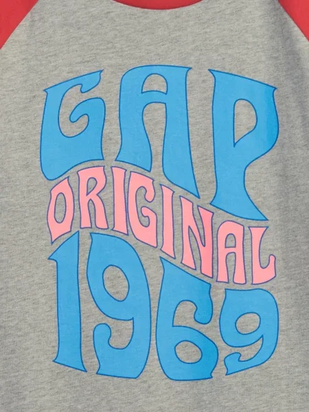 Tricou copii Gap gri