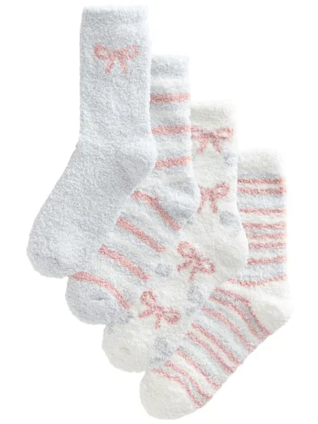 Next Șosete ecru / pastel / corai albastru