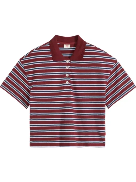 LEVI'S ® Tricou DIDION albastru / albastru deschis / burgundy roșu