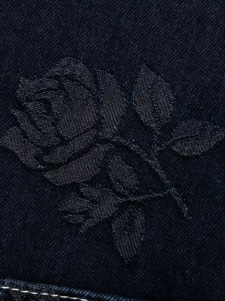 Geacă de blugi Needles cu broderie negru