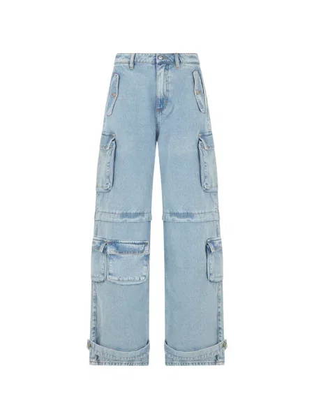Blugi cu picior larg Icon Denim albastru