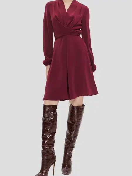 Платье Dkny бордовое