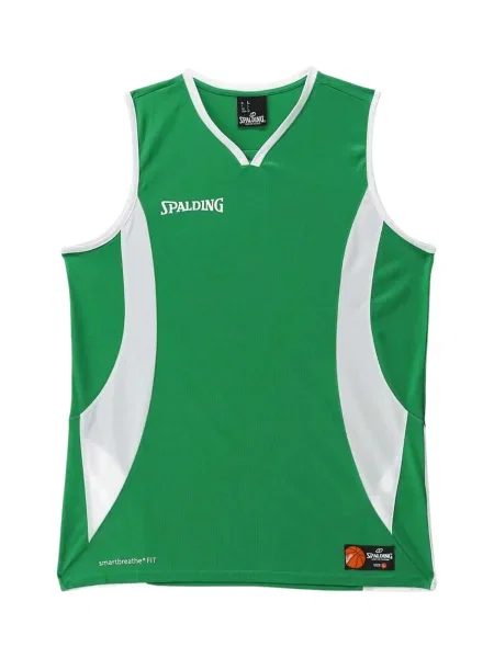 SPALDING Sport top Jam verde alb