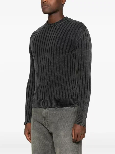 Viseltes hatású szvetter Off-white fehér