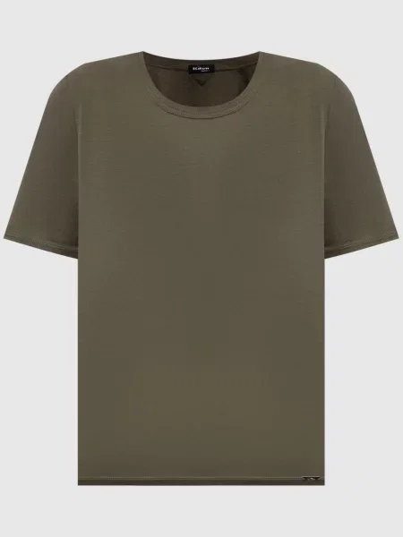Футболка кольору хакі Kiton