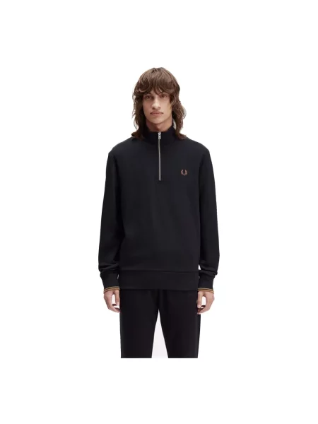 Bluza rozpinana Fred Perry czarna