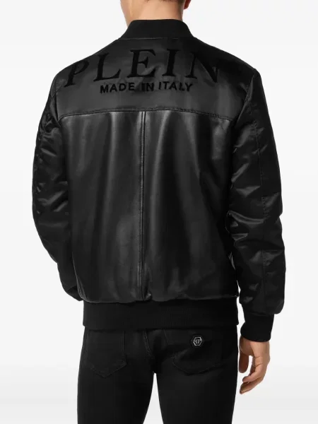 Geacă bomber Philipp Plein cu imagine negru
