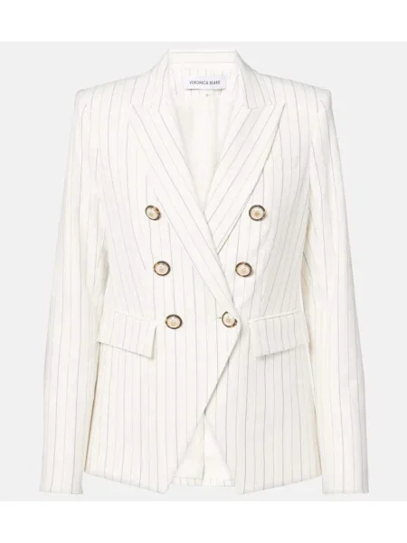 Sacou Veronica Beard alb