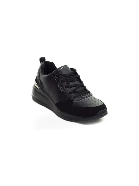 Pöttyös félcipő Skechers fekete
