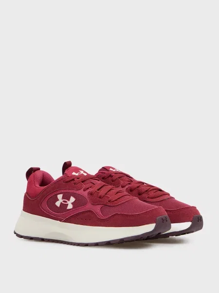 Замшевые кроссовки Under Armour красные