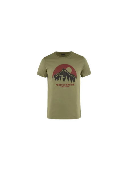 Fjällräven Nature T-Shirt M Mężczyźni Koszulki Fjällräven Size: S zielony