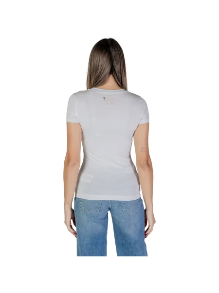 GUESS Tricou CHEETA alb