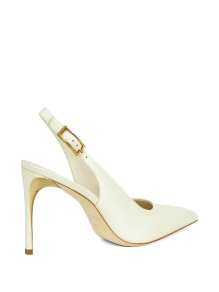 Pantofi cu toc Potamy slingback alb