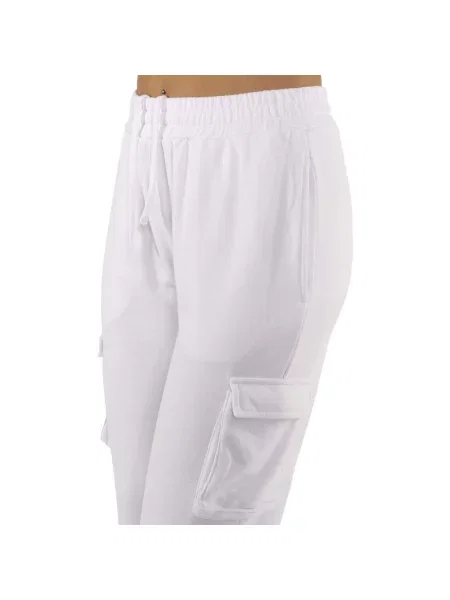 Pantaloni cargo Leone 1947 alb