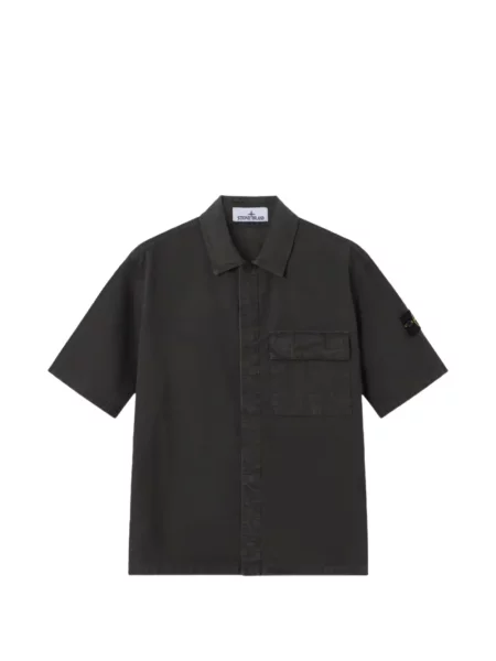 Scurt cămașă Stone Island cu strasuri gri