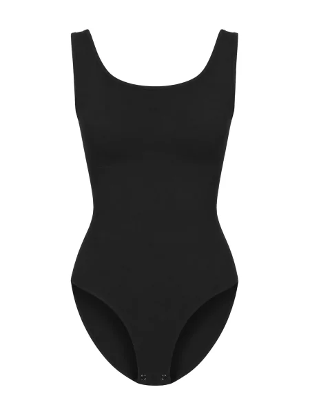 Cfab Alakformáló body Tank Sculpting Bodysuit with Slip' fekete