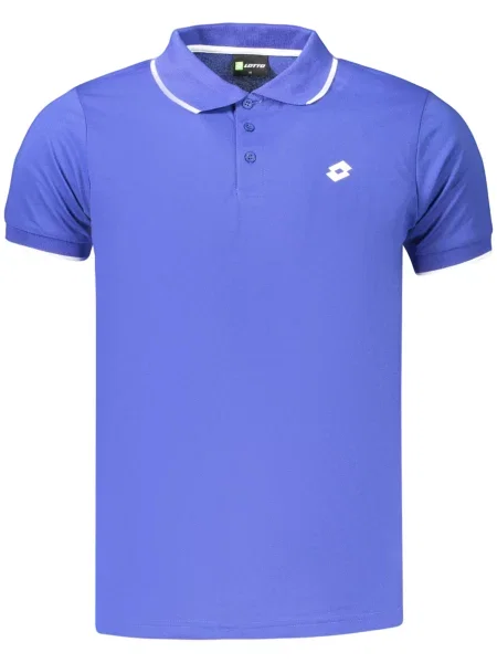 Tricou polo Lotto albastru