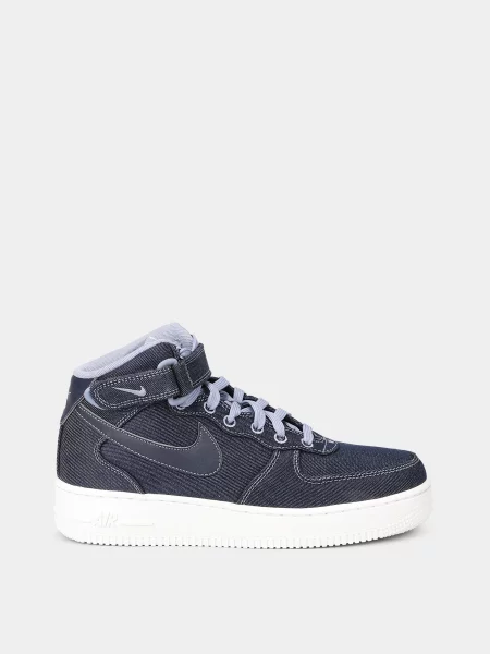 NIKE Кеди високі Шкіра/текстиль чорний