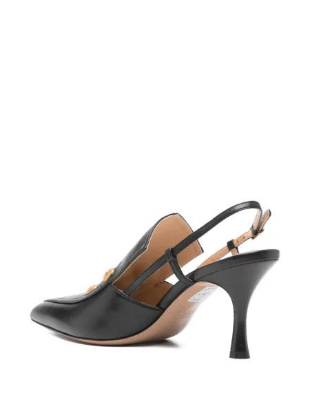 Pantofi cu toc Chloé slingback negru