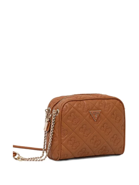 Τσάντα χιαστί Guess καφέ